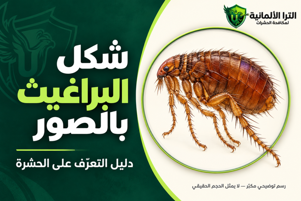 شكل البراغيث بالصور