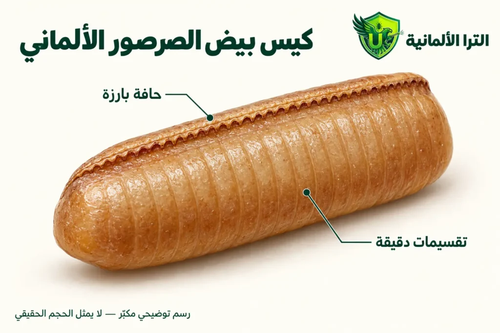 شكل بيض الصراصير بالصور